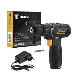 Дрель-шуруповерт ударная аккумуляторная DEKO GCD12DU