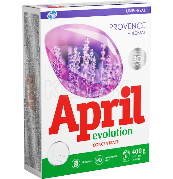 Стиральный порошок April Автомат Evolution Provenсe, 400 г