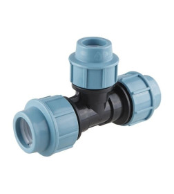 Тройник ПЭ редукционный 40х32х40 мм AV Engineering AVE110403240