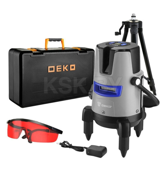 Уровень лазерный самовыравнивающийся в кейсе DEKO DKLL02RB PRO SET 2 PREMIUM (065-0102-1) 