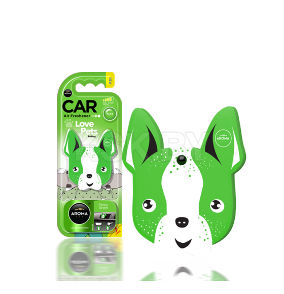 Ароматизатор Aroma Car Dog Fancy Green (92566) 