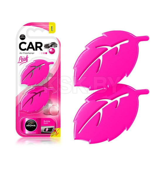 Ароматизатор Aroma Car Leaf 3D Mini Bubble Gum (83130) 