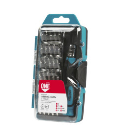 Отвертка с набором бит CR-V (31 предмет) Smartbuy One Tools SBT-SCBS-31P1