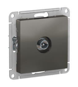 Розетка TV оконечная 1DB, механизм, сталь, Schneider Electric Atlasdesign