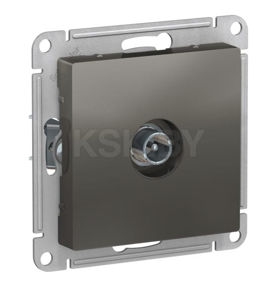 Розетка TV оконечная 1DB, механизм, сталь, Schneider Electric Atlasdesign (ATN000991) 