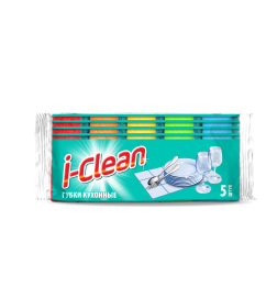 Губки кухонные  I-Clean  5шт