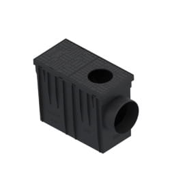 Бокс водосточный Standartpark БВ-14.22.32-110 ПП с горизонтальным отводом