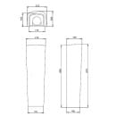 Пьедестал для умывальника Santeri Орион 136008S0000B0 (136008S0000B0) 