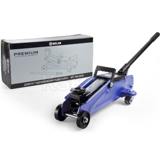 Домкрат гидравлический подкатной BELAK PREMIUM 2 т. (BAK.30152) 