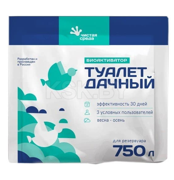 Туалет дачный  750 л. 30 гр.