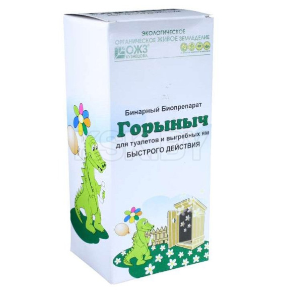 Бинарный биопрепарат для туалетов ГОРЫНЫЧ, 0,5 л