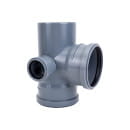 Крестовина кан. двухпл. ПП 110х110х50/90 левая, Политэк (1201103) 