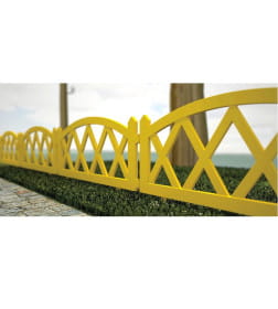 Забор декоративный №4 "Modern" 3,00м 5 шт. желтый