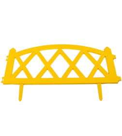 Забор декоративный №4 "Modern" 3,00м 5 шт. желтый