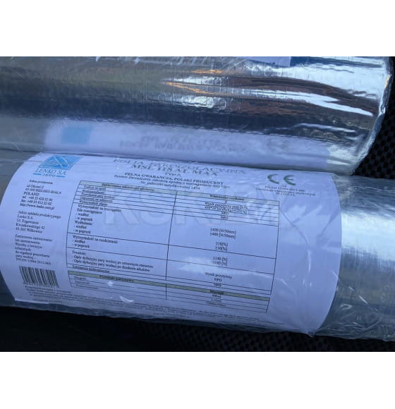 Плёнка MSL 115 AL MAX пароизоляционная (1.5x50, 75м2,Алюминиевая плетёнка), плотность 115г/м2 (Плёнка MSL 115 ALMAX) 
