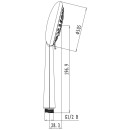 Душевая лейка круглая Lemark  6-функциональная LM0616C (LM0616C) 