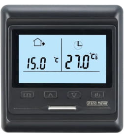 Терморегулятор HW 800 черный матовый