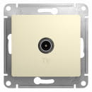 Розетка TV антенна коннектор, механизм, бежевый, Schneider Electric Glossa (GSL000293) 