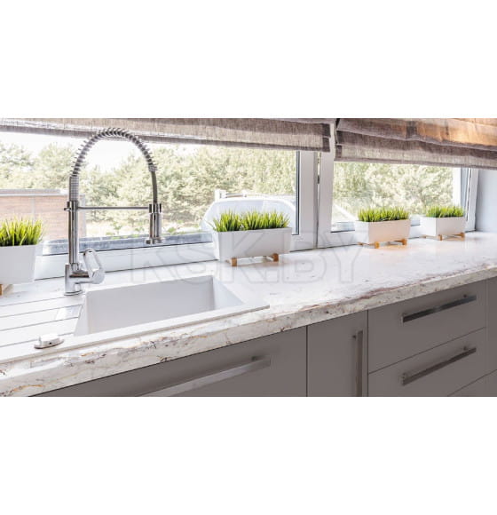 Столешница Slotex Морозный мрамор/3/8048/SL/4200*600*40 мм (8048/SL) 