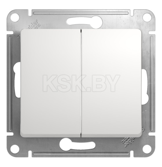 Переключатель 2кл. 10А белый Schneider Electric Glossa (GSL000165) 