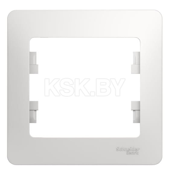 Рамка 1-я белый Schneider Electric Glossa (GSL000101) 