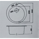 Мойка кухонная кварцевая Marblan ORBI черный