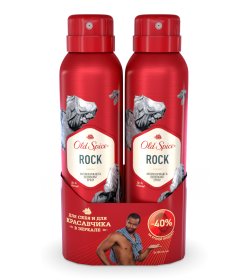 Дезодорант-антиперспирант спрей  Old Spice  2*150мл  Rock