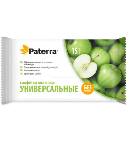 Салфетки влажные  PATERRA универсальные PATERRA 15шт