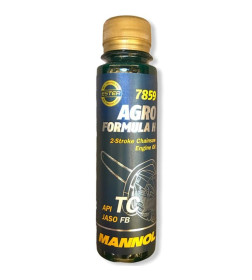 Масло мот. синт. основа  2-х тактное Mannol Agro Formula H ESTER 120мл.