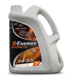 Масло моторное G-Energy SyntheticActive 5W-30 синт. 5л.