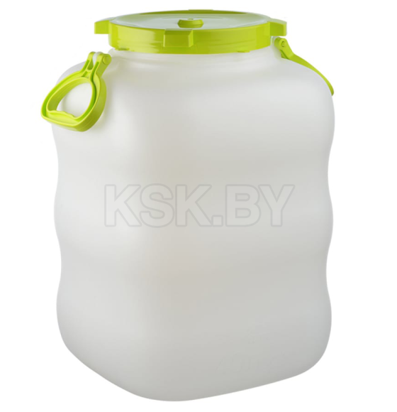 Бак для жидкостей пластм. с крышкой и ручками, 40л IDEA, М 6003 (М 6003) 