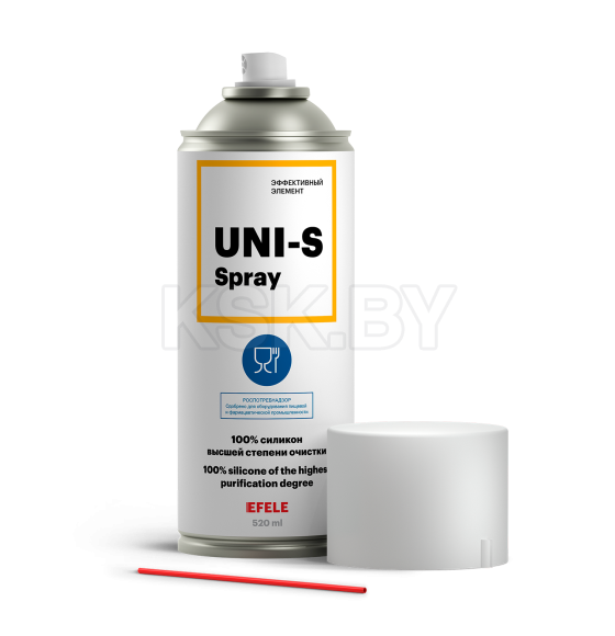 Средство гибридное силиконовое 520 мл UNI-S SPRAY EFELE (94304) 