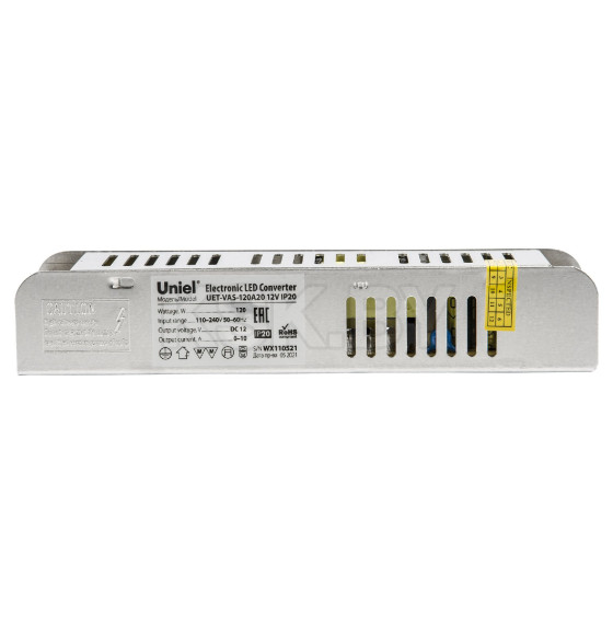 Блок питания 120W 12V DC UET-VAS-120A20 IP20 Uniel (UL-00002430) 