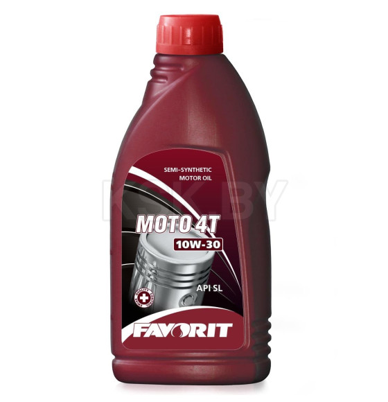Моторное масло Favorit 4-Takt SAE 10W-30 API SL Moto, 0.5л (99672) 