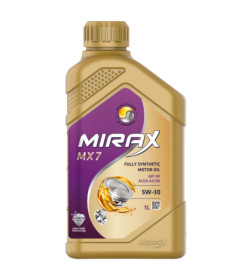 Масло моторное Mirax MX7 SAE 5w30 API SP ACEA A5/B5 1л.