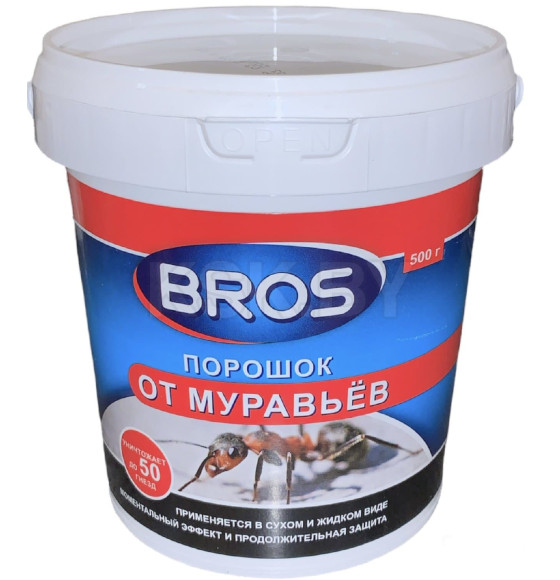 Порошок от муравьев BROS, 500г