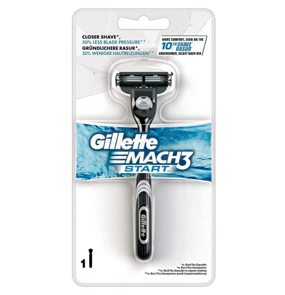 Станок Gillette MACH3 Start +1кас                            (1882) 
