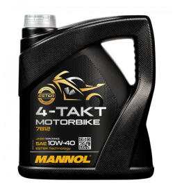 Масло моторное синтетическое Mannol 4-Takt Motorbike 10W-40 4л