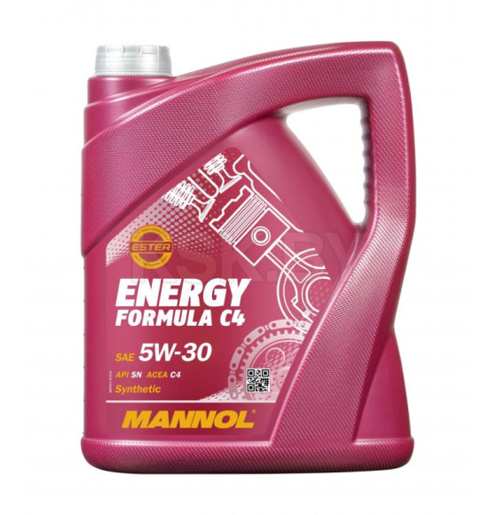 Масло моторное синтетическое Mannol Energy Formula C4 5W-30 5 л (MN7917-5) 