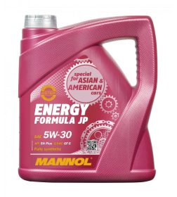 Масло моторное синтетическое Mannol Energy Formula JP 5W-30 API SN ESTER 4л