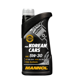 Масло моторное синтетическое Mannol for Korean Cars 5W-30 SN/CH-4 1л