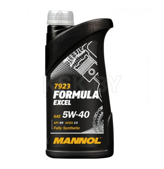 Масло моторное синтетическое Mannol Formula Excel 5W-40 API SN 1л (MN7923-1) 