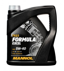 Масло моторное синтетическое Mannol Formula Excel 5W-40 API SN 4л