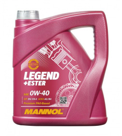Масло моторное Mannol Legend + Ester 7901 0W-40 SM/CF 4л