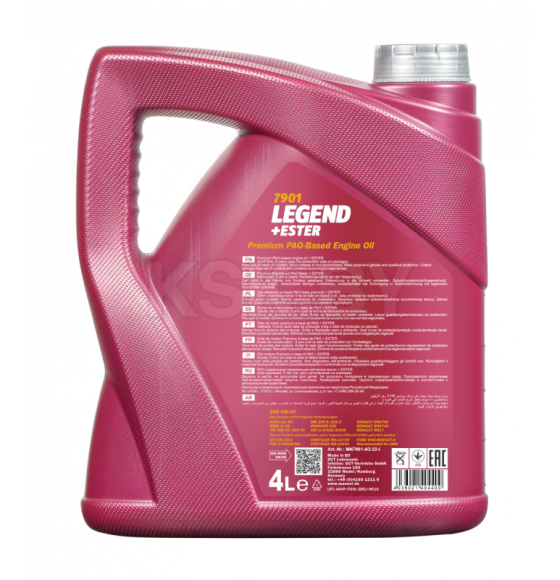 Масло моторное Mannol Legend + Ester 7901 0W-40 SM/CF 4л (MN7901-4) 