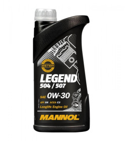 Масло моторное Mannol Legend 504/507 SAE 0W-30 API SN 1л