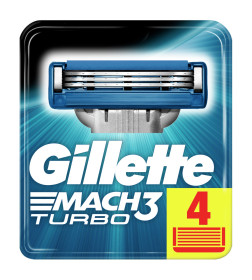 Кассеты Gillette MACH3 Turbo  4шт