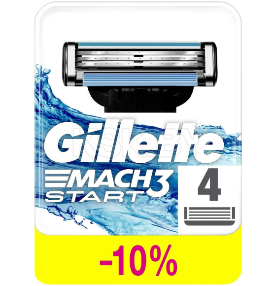 Кассеты Gillette MACH3 Start 4шт (1943)