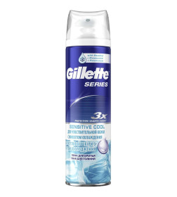 Пена для бритья Gillette SERIES 250мл Для чувствй кожи Охлаждающая