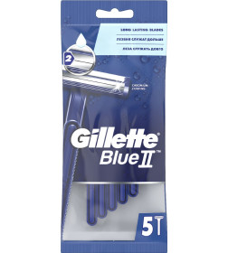 Станки Однораз Gillette Blue II с увлаж полоск 5шт